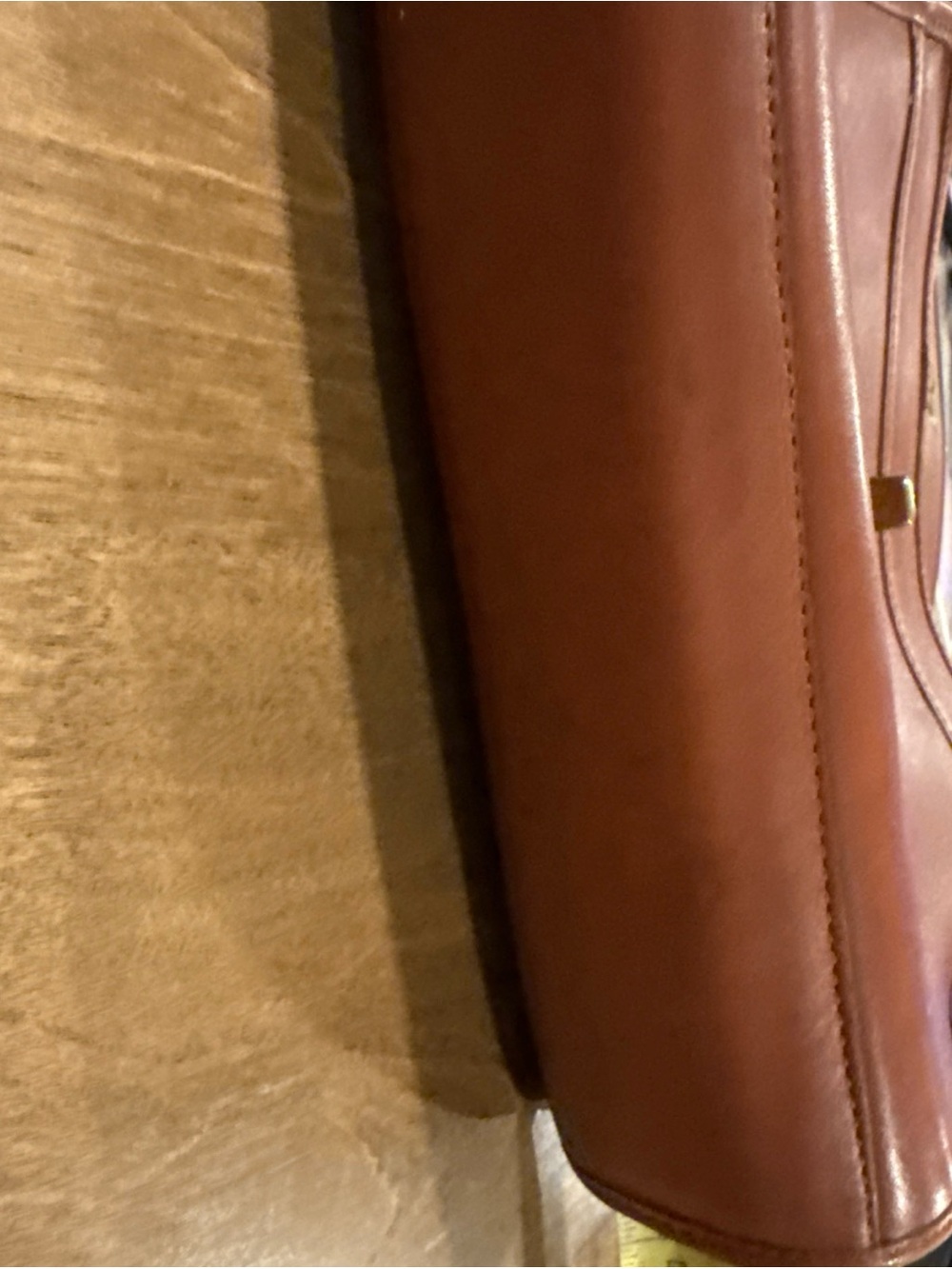 COACH Court Vintage British Tan Leather 9870 Made in the United States - Picture 9 of 11